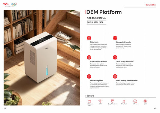 TCL DEM Platform dehumidifier