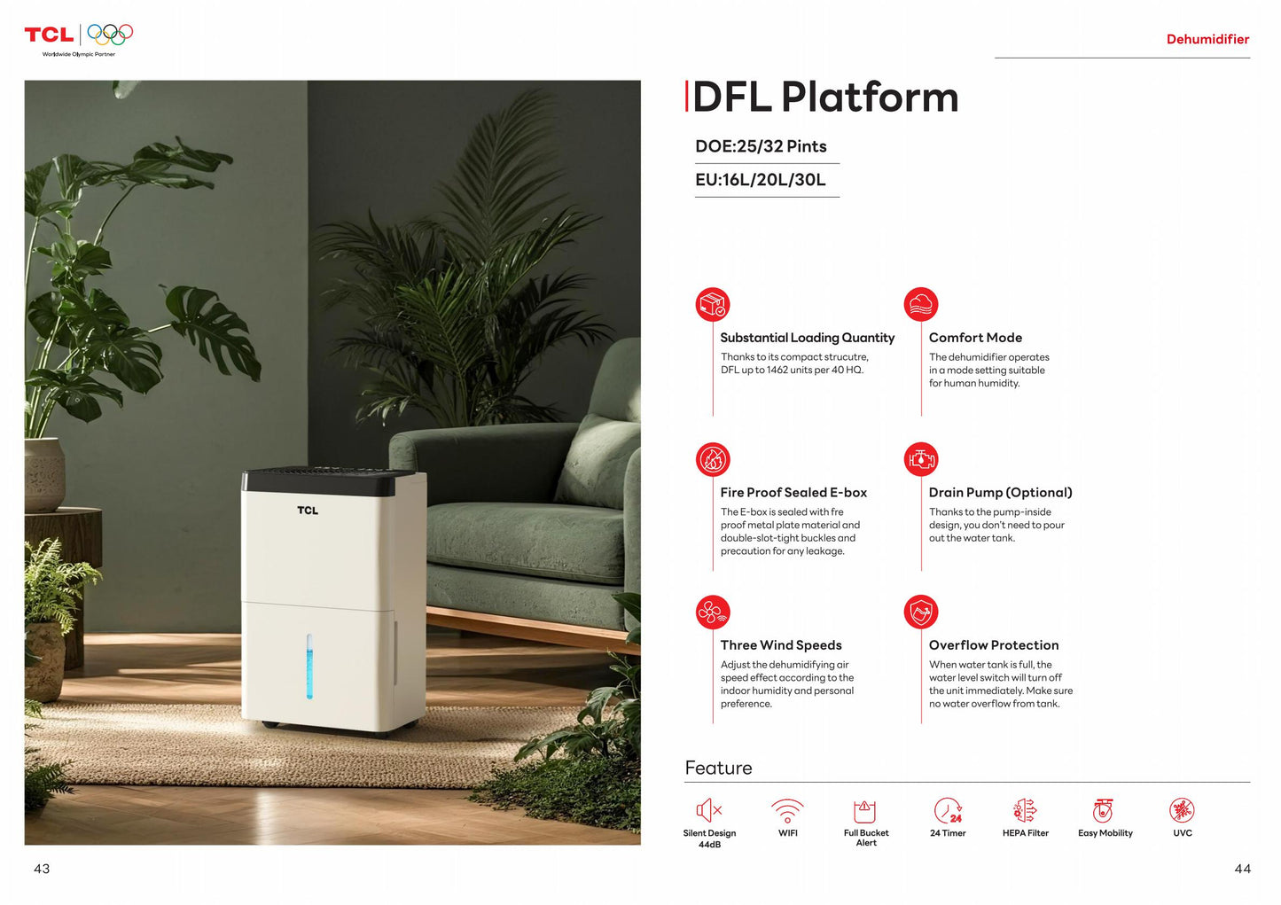 TCL DFL Platform dehumidifier