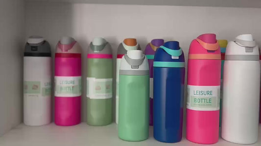 Insulated stainless steel water bottles with straws, BPA-free sports water bottles, perfect for travel 19 ounces, 24 ounces, 32 ounces