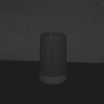 Seven-color bedroom bedside night light, battery-powered RGB ambient light, wake-up light, desktop night light