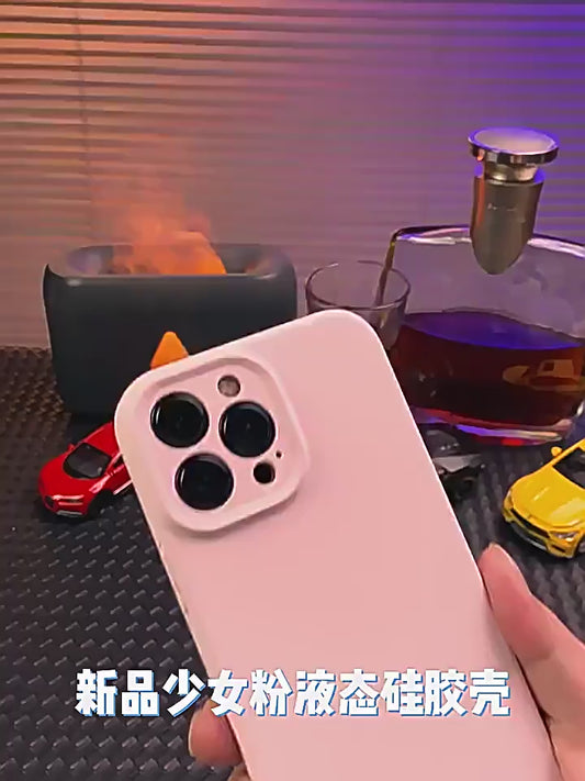 Liquid silicone Apple 17 phone case, iphone16promax/15/14 all-in-one anti-drop skin-feel protective cover