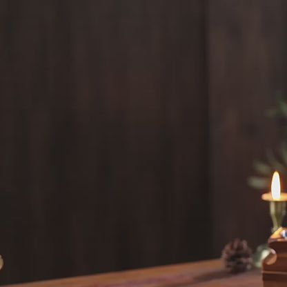 Creative wine rack ornament, solid wood wine rack, upside-down wine glass rack, home living room European style wine cabinet display rack