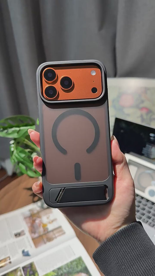Fulcrum case compatible with iPhone 17 Pro Max skin-feel magnetic case stand protective case 17 Air