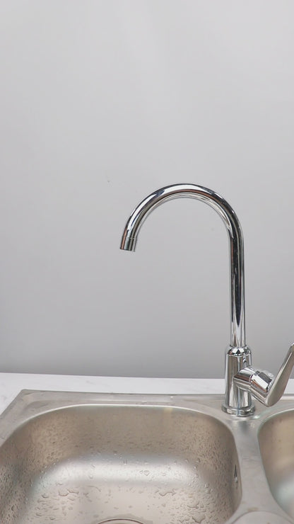 Pre-filter for kitchen faucet with anti-splash water function, made of ceramic activated carbon, for direct drinking water purification.