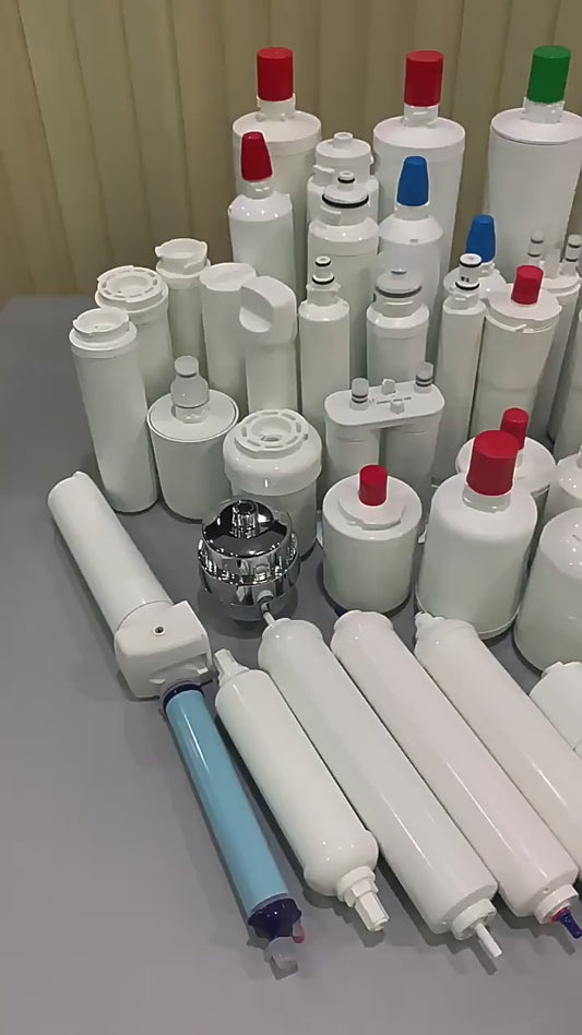 The RF9999 faucet water purifier filter core is made of food-grade material and is compatible with the original